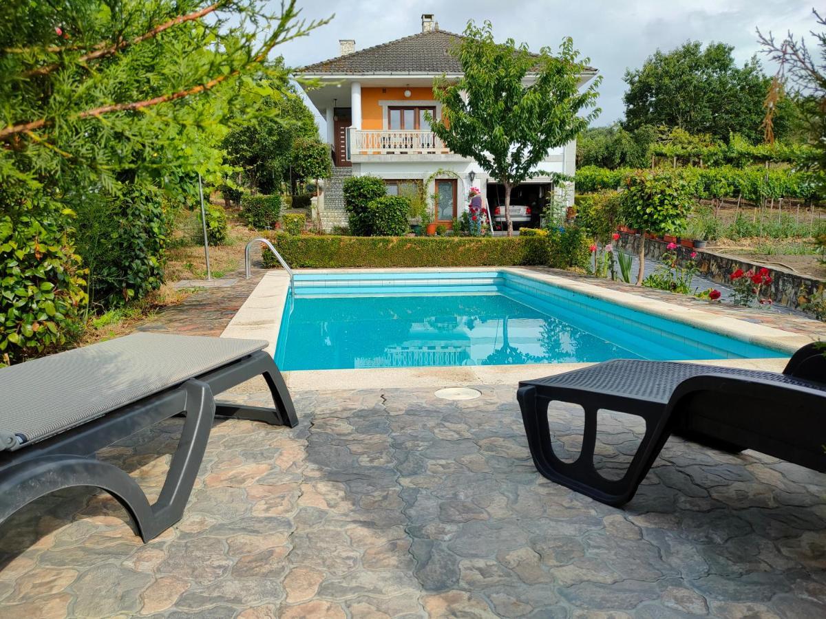 Villa Con Piscina En Panton Ribeira Sacra Galicia Ideal Para Familias Exterior foto